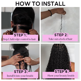 Maroochin versatile styles for box braids, cornrows, and twists