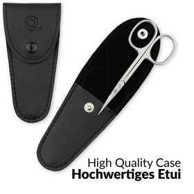 MarQus curved cuticle scissors for eyelashes and lashes grooming