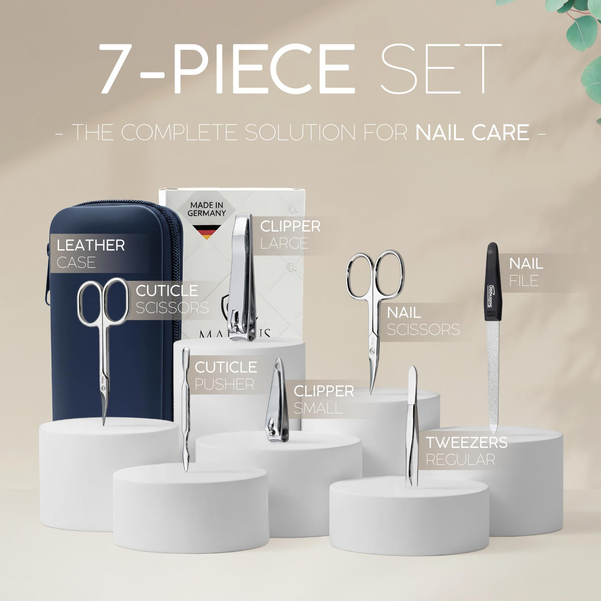 MarQus toenail clippers designed for durable home or travel use.