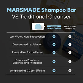 MARS MADE Rosemary Conditioner Bar into hair for smoother, more manageable strands.