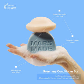 MARS MADE Rosemary Conditioner Bar solid state, travel-friendly conditioning option.