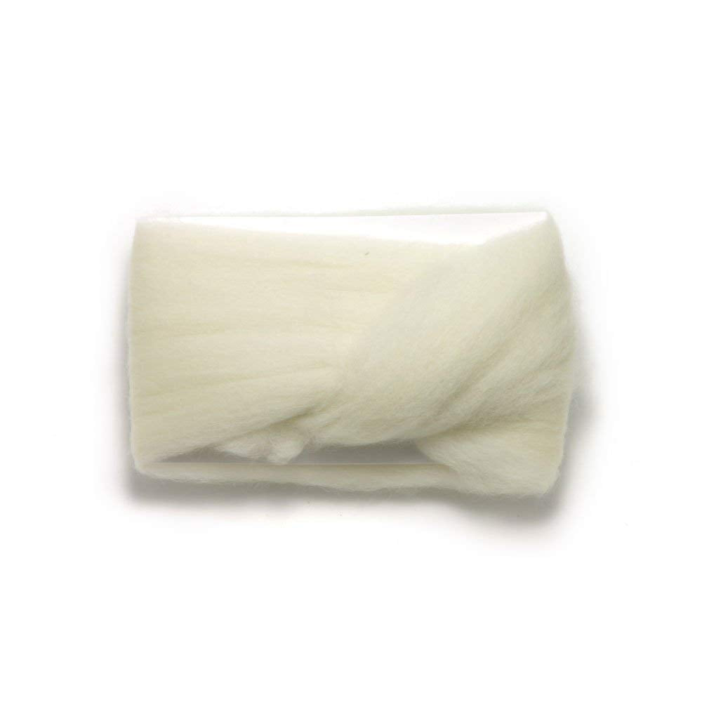 Mars Wellness Lambs Wool Toe Separator front view with soft cushioning between toes.