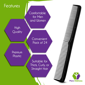 Mars Wellness USA-made combs provide professional-grade quality suitable for salons and barbershops.