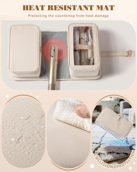Marscamd bag open with two compartments for tools and attachments