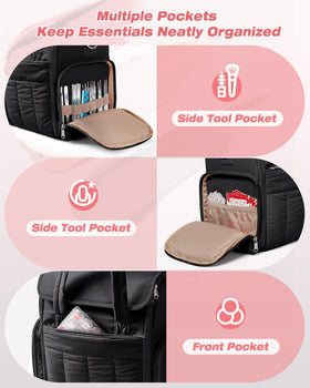 Marscamd bag transparent bottom pocket keeps decorations visible and reachable