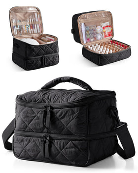 Marscamd quilted organizer back view highlighting easy carry and style