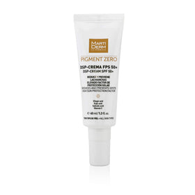 Martiderm Brightening Cream SPF 50+ packaging box highlighting ingredients.