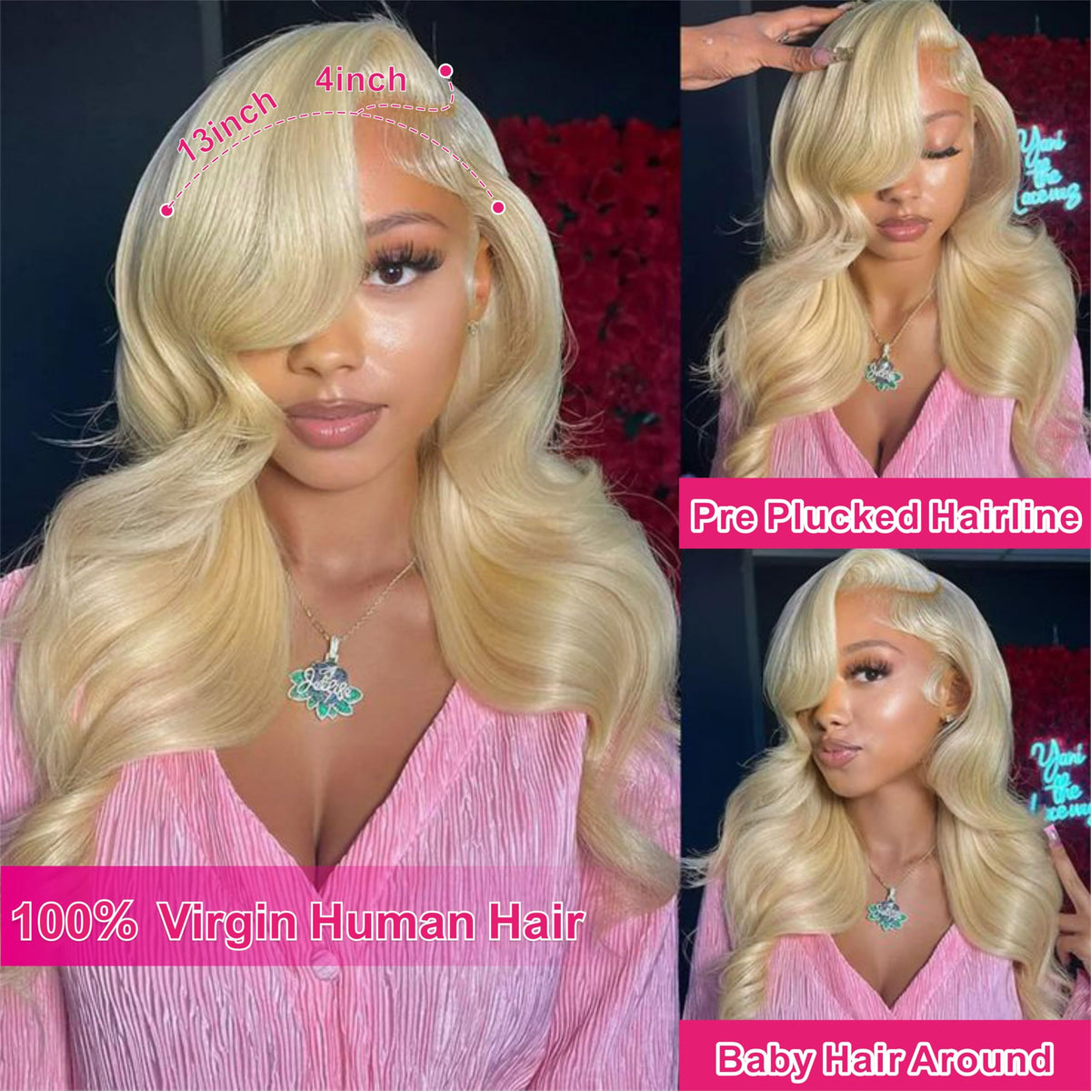 MARUOL 613 body-wave wig showing soft waves and fullness for versatile styling.