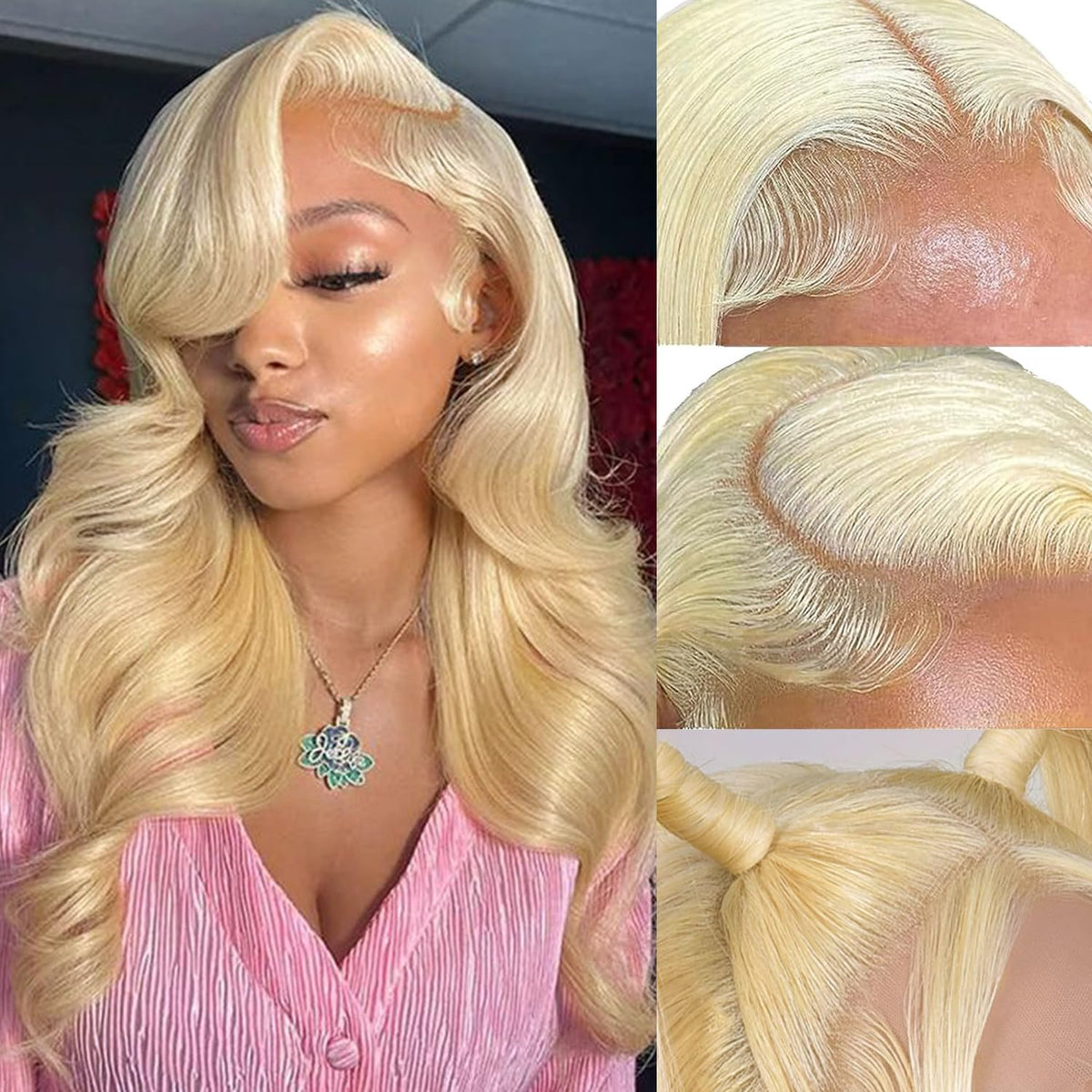 MARUOL 613 lace-front wig with natural hairline for daily wear.