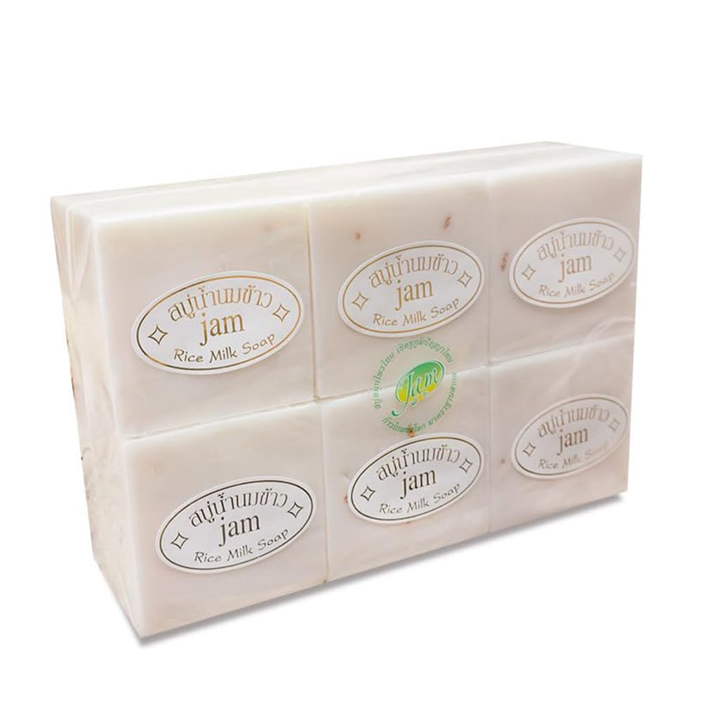 Maruomiki Thai Rice Soap collection shows variety and handmade charm.