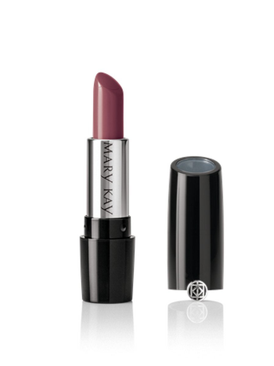 Mary Kay Gel Semi-Matte Lipstick Crushed Berry outer packaging for easy shade identification