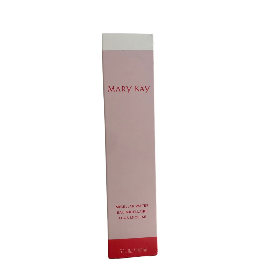 Mary Kay Micellar Water on cotton pad for cleansing