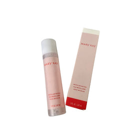 Mary Kay Micellar Water label closeup highlighting hydrating formula