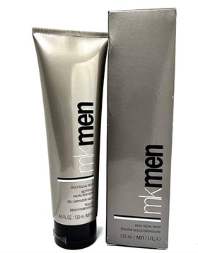 Mary Kay MK Men Daily Facial Wash bottle close-up for daily cleansing.