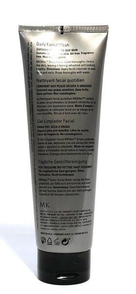 Mary Kay MK Men Daily Facial Wash pack shot highlights convenient 4.5 oz size.