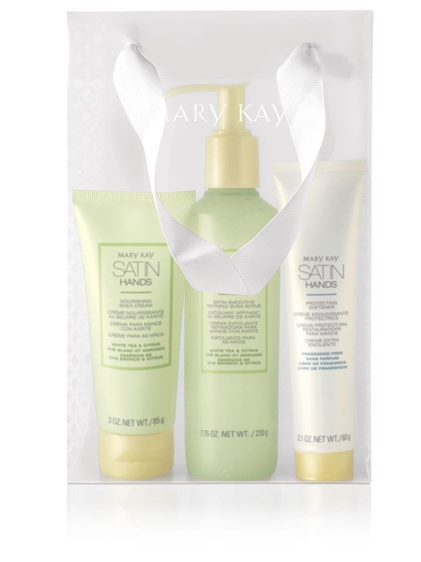 Mary Kay Satin Hands Pampering Set White Tea & Citrus for smoother hands