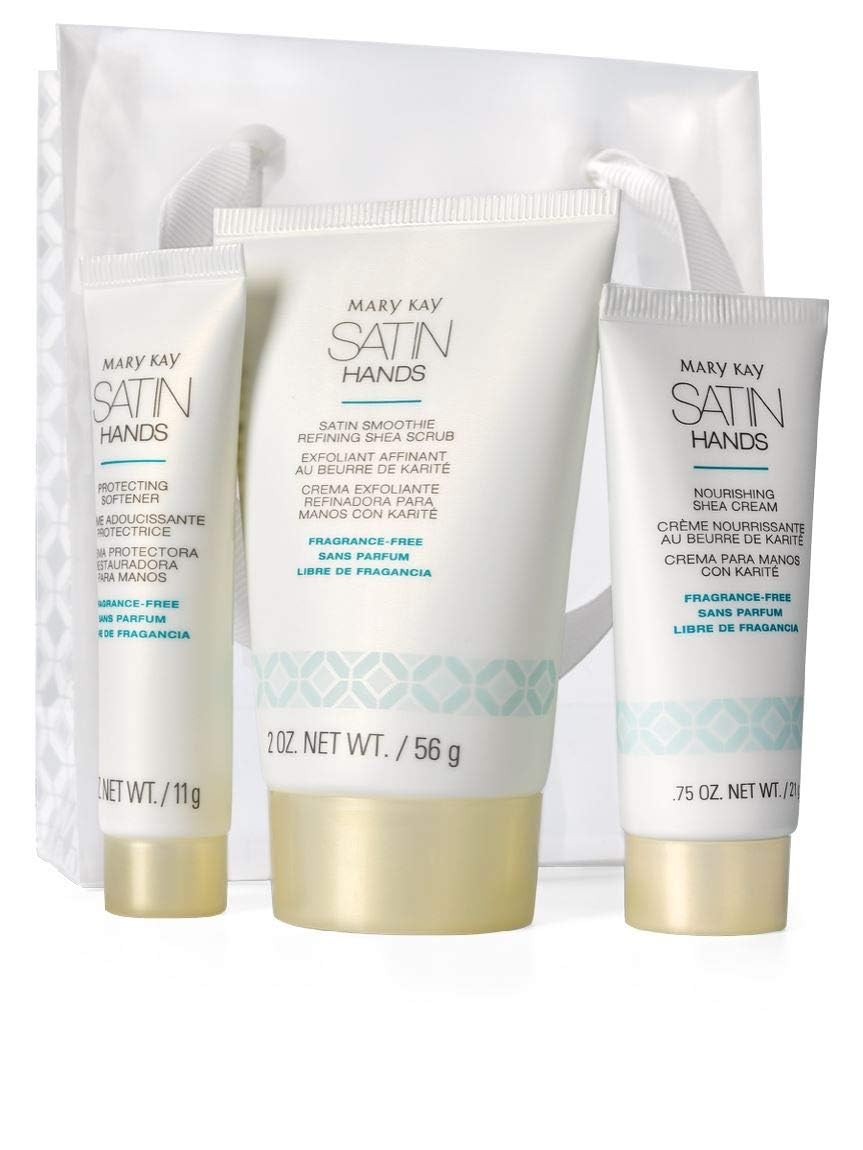 Mary Kay Satin Hands travel case for on-the-go hand care.