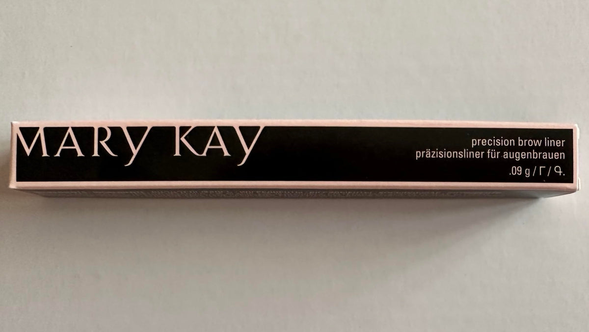 Mary Kay Signature Brow Liner Blonde—narrow tip for detailed shaping and control.