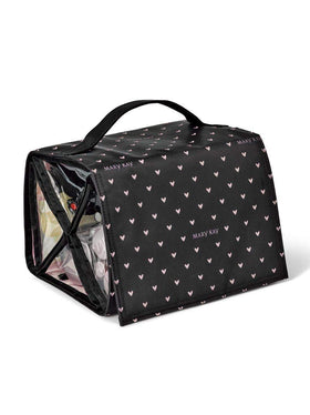 Mary Kay Travel Roll-Up Bag folded for compact packing and easy storage