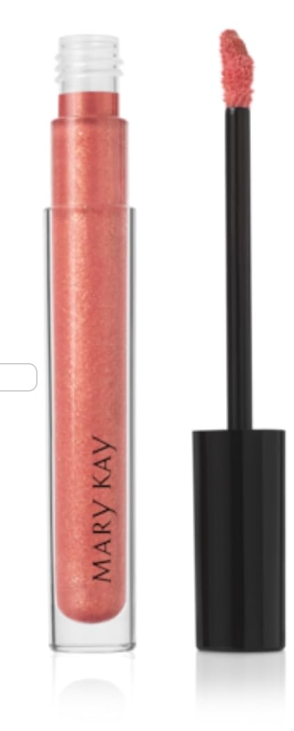 Mary Kay Unlimited Lip Gloss Fancy Nancy bottle close-up, long-lasting shine for everyday lips