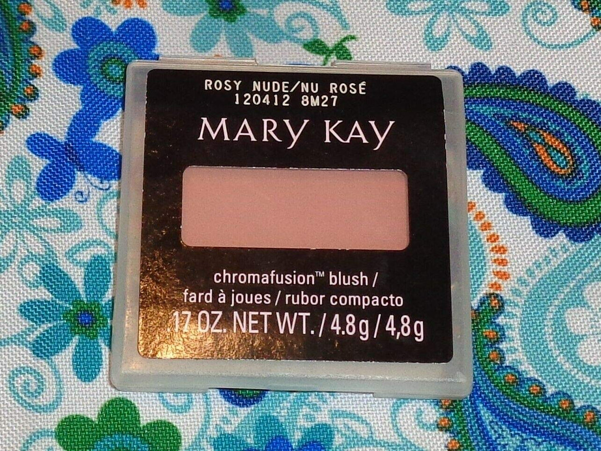 Mary Kay Chromafusion Blush Rosy Nude provides natural warmth for a subtle cheek color