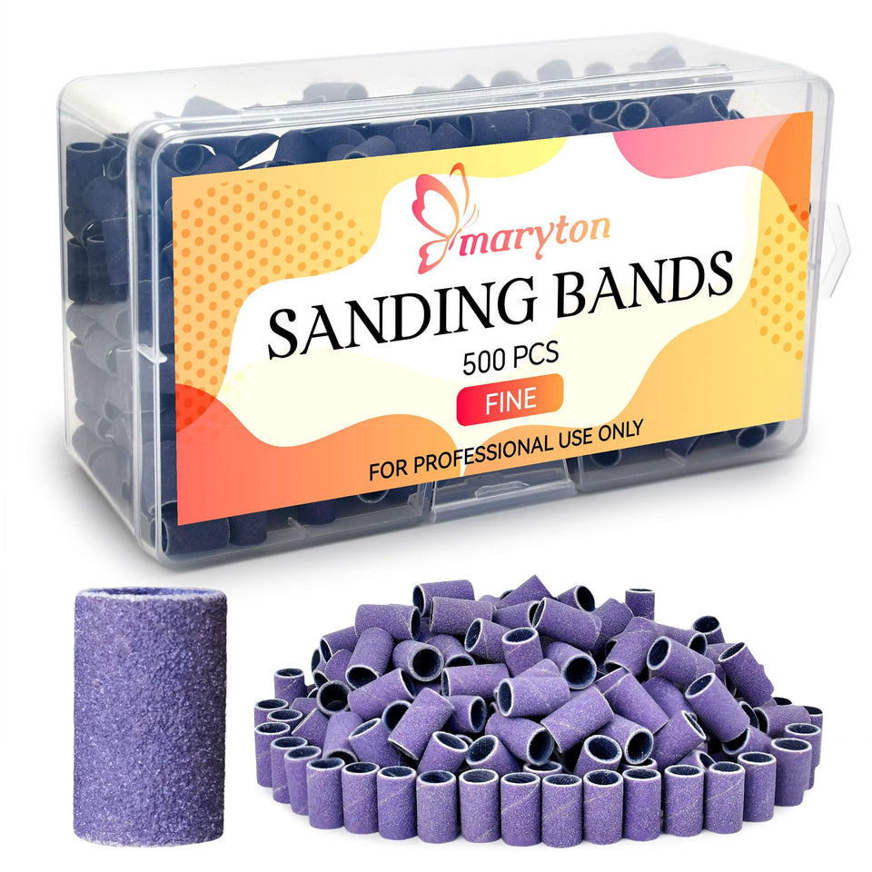 Maryton sanding bands bulk pack for efficient salon workflows