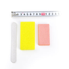 MARYTON disposable pedicure kit pumice pad helps soften and smooth feet.