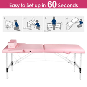 Masajeo lash bed is lightweight and portable for on-the-go setups
