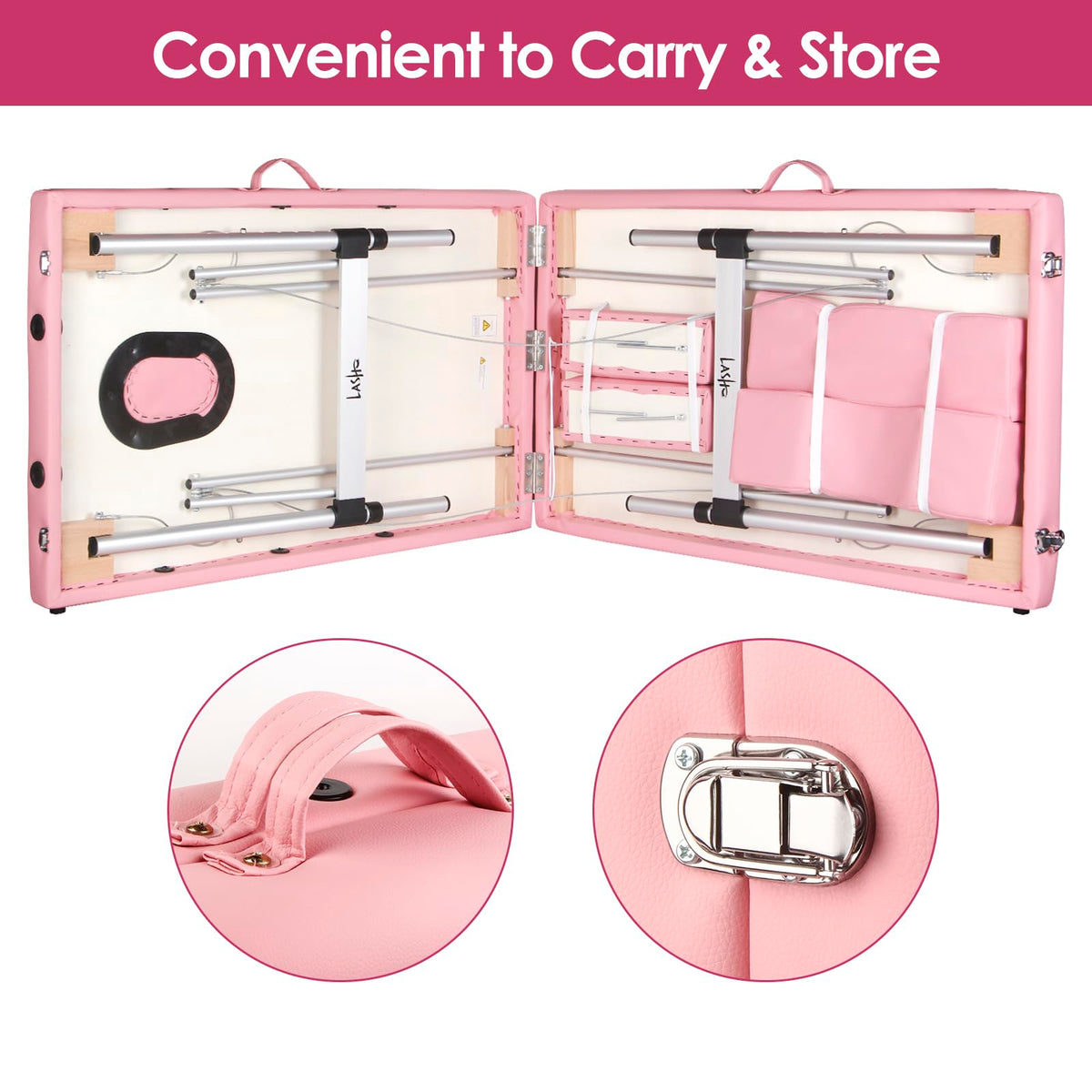 Masajeo lash bed waterproof PVC cover is easy to wipe clean