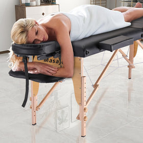 Masajeo lightweight folding table for travel and ease