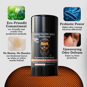 MASCULINE MAN travel-friendly two-pack ready for gym
