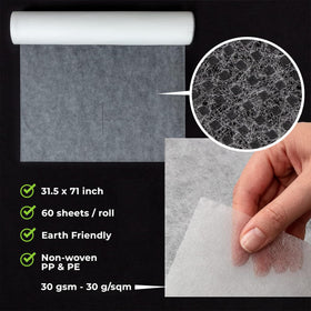 MASERTIO perforated tearable sheets enable quick setup between clients