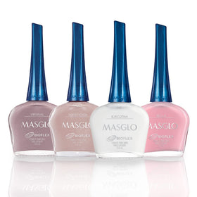 MasGlo Tradicional Executiva bottle, rich color for a long-lasting manicure.