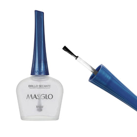 MASGLO Tradicional manicure complete look with glossy, long-wear results.
