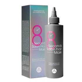 MASIL 8 Seconds Salon Hair Mask bottle with menthol cooling for scalp refreshment.
