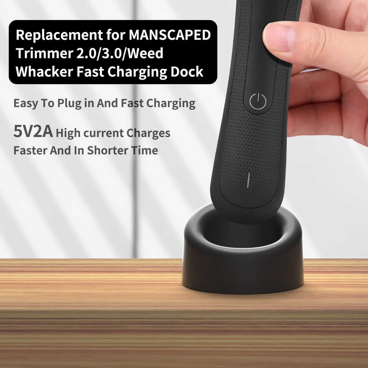 Masinvi AC adapter powers MANSCAPED trimmers quickly and reliably