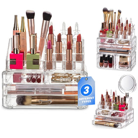 Masirs 16 top sections and 4 drawers reduce vanity clutter and simplify routines