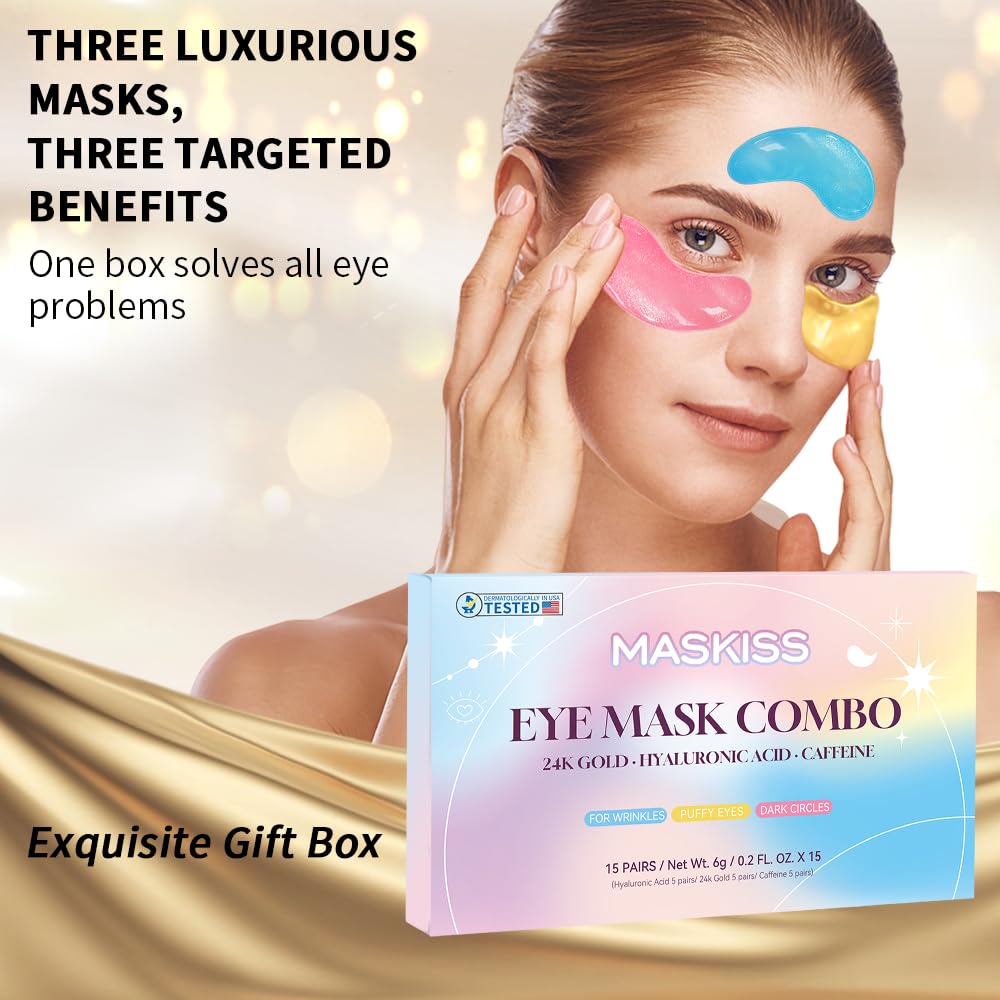 Maskiss comprehensive eye care gift set for daily self-care routines.