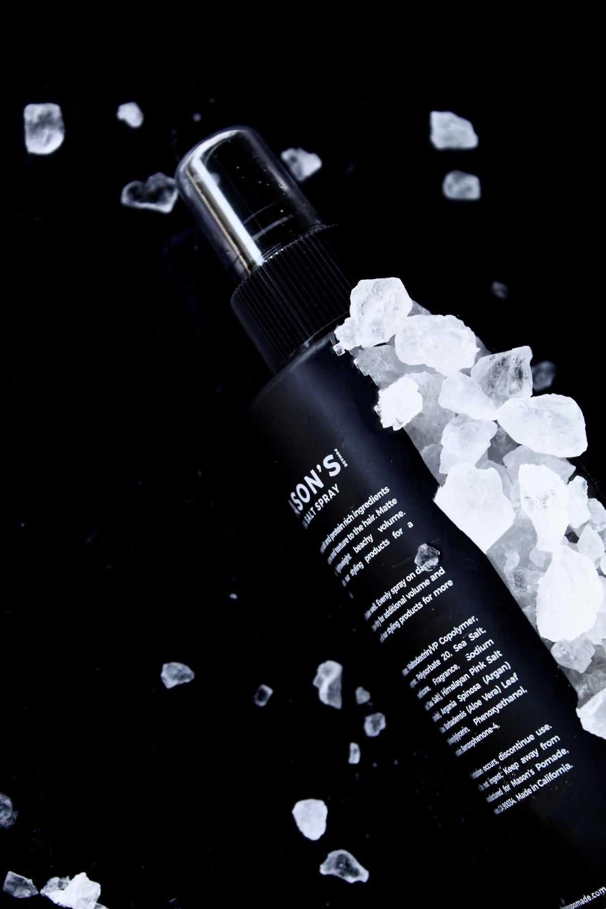 Mason's Pomade Sea Salt Spray unisex styling for all hair types.