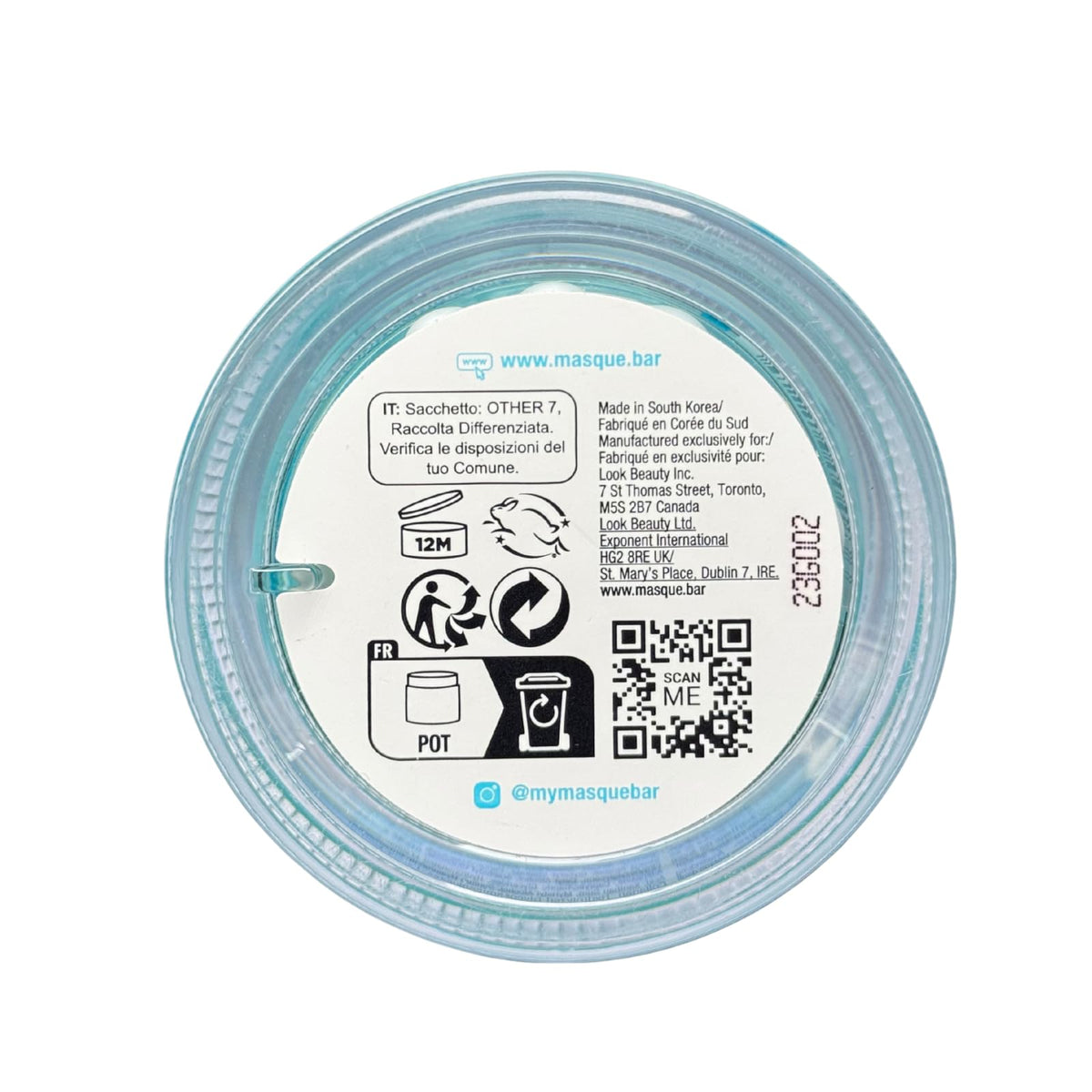 Masque BAR Day and night use suitable for routines