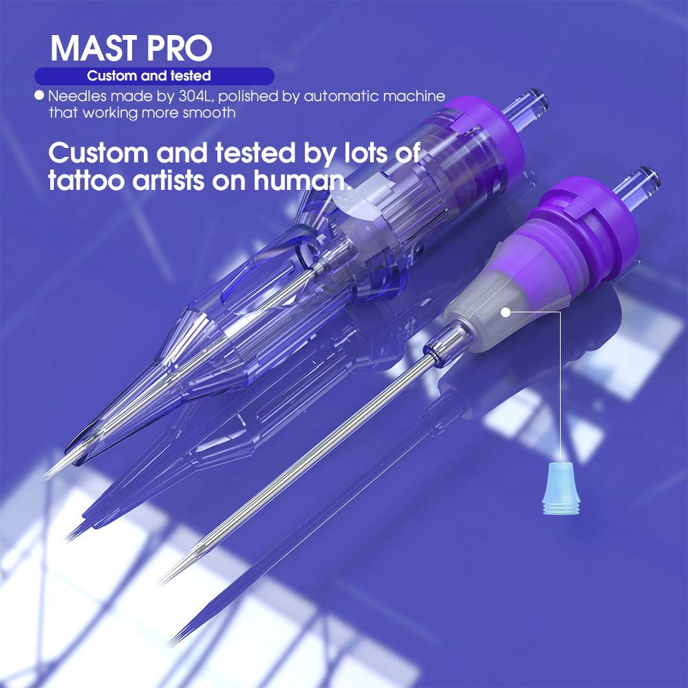 Mast Pro packaging shows a 20 piece disposable cartridge set.