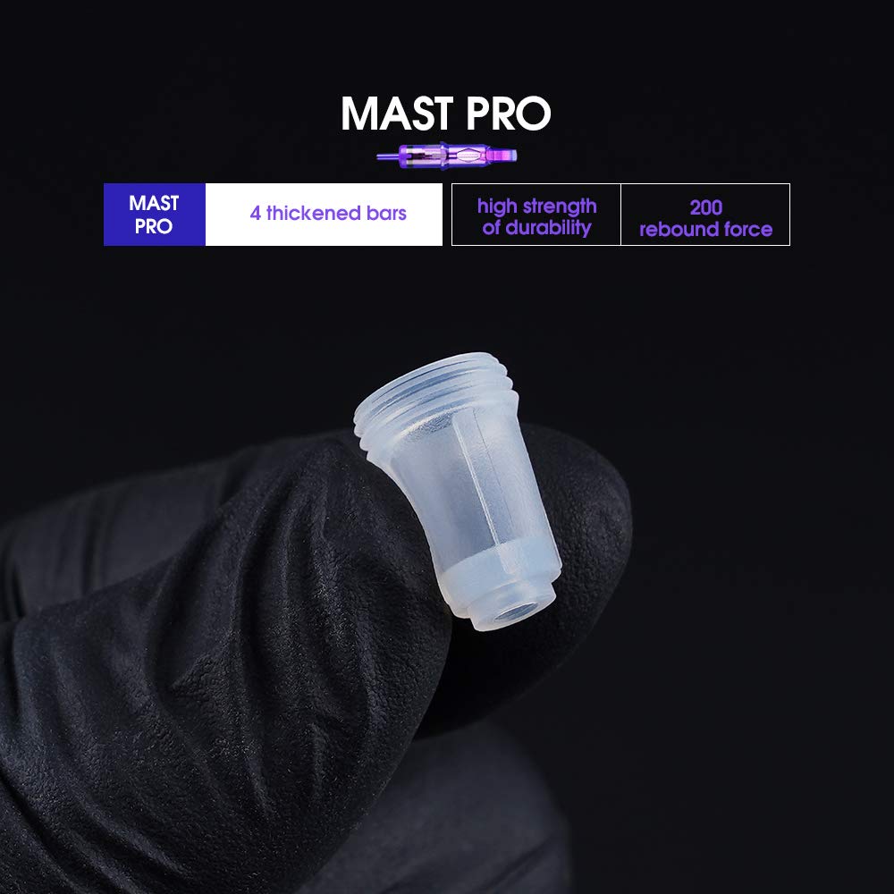 Mast Pro visual 5 shows easy color-changing cleaning with clear bodies.