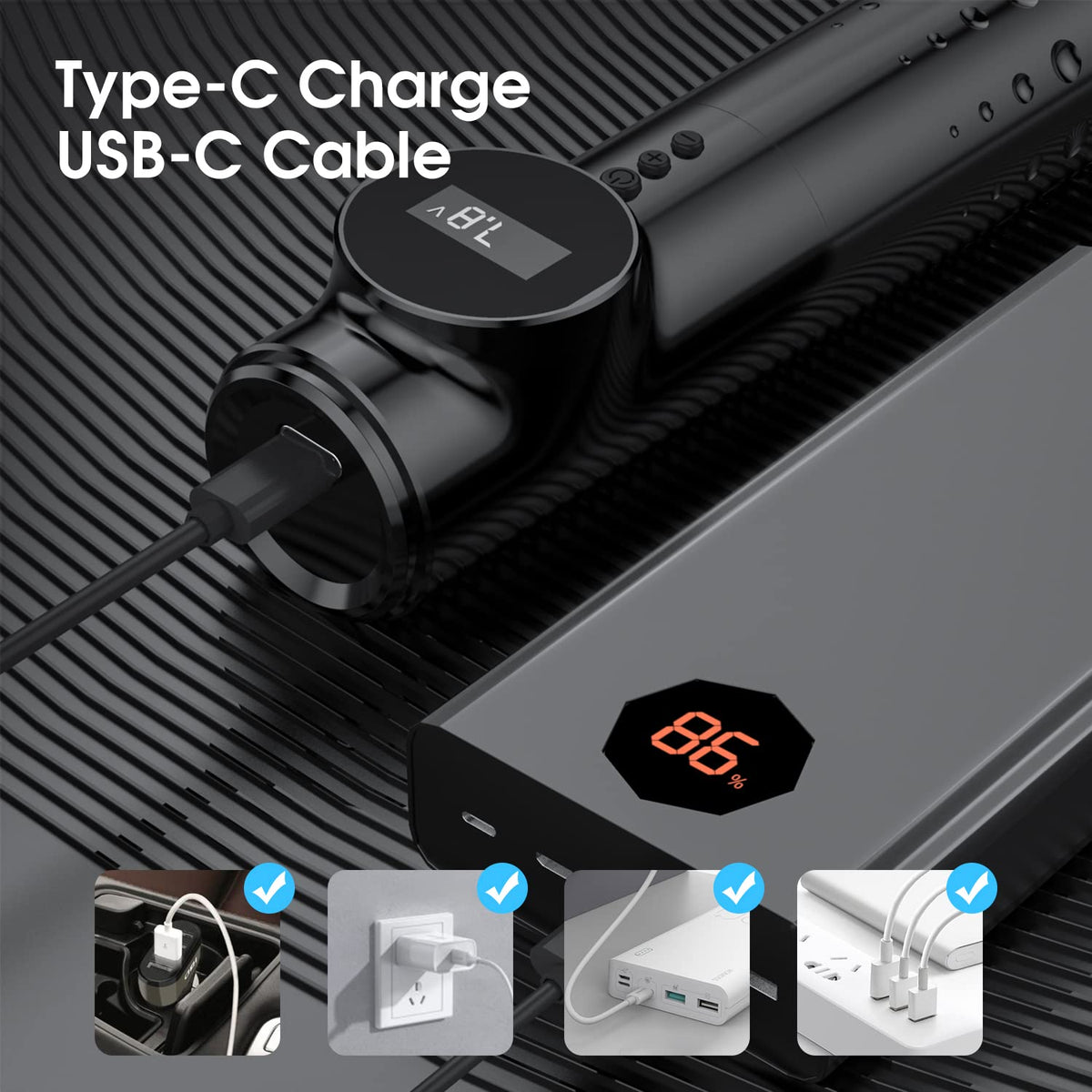 MAST TATTOO Archer built-in 2000mAh battery supports long cordless sessions