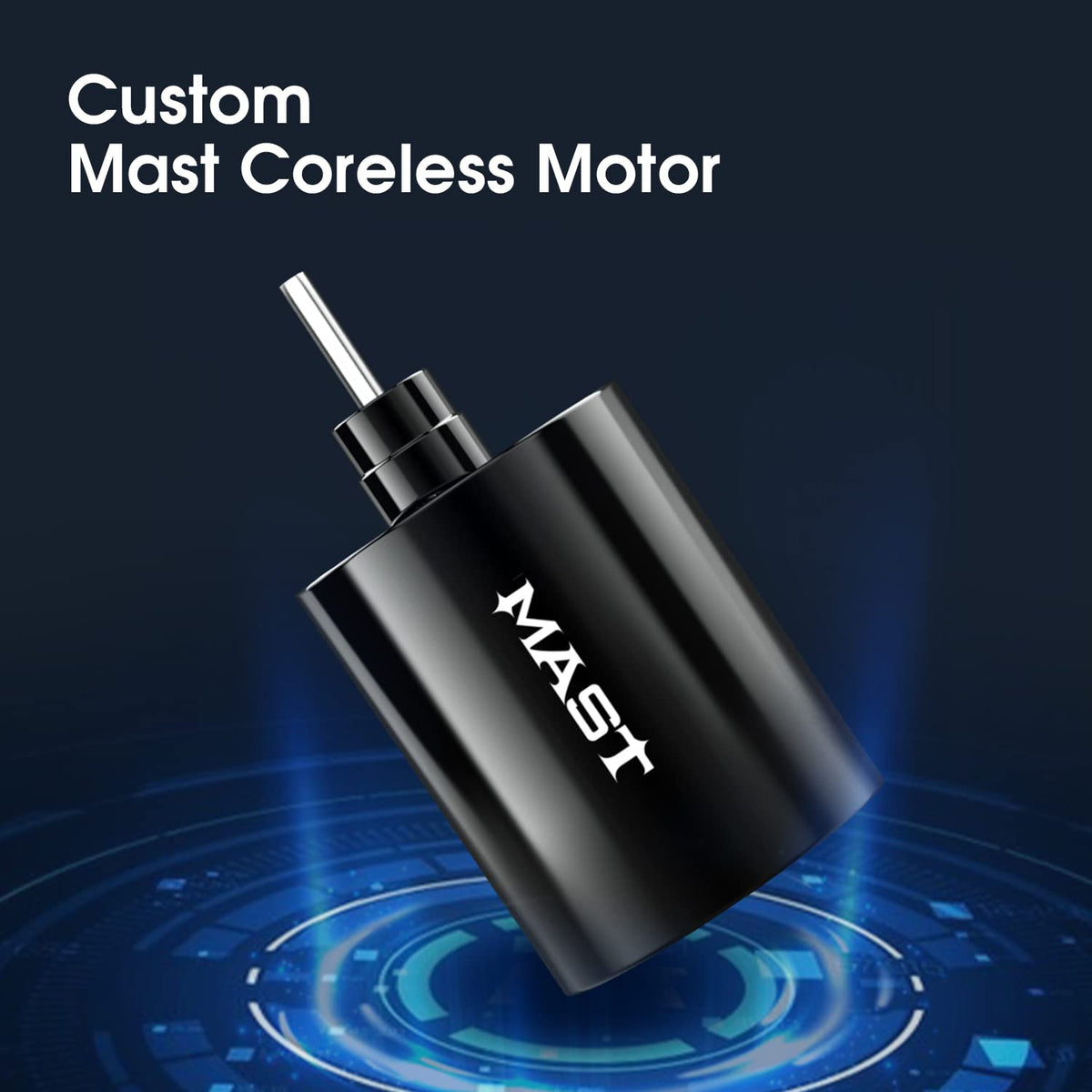 MAST TATTOO Archer precision gear system delivers quiet operation