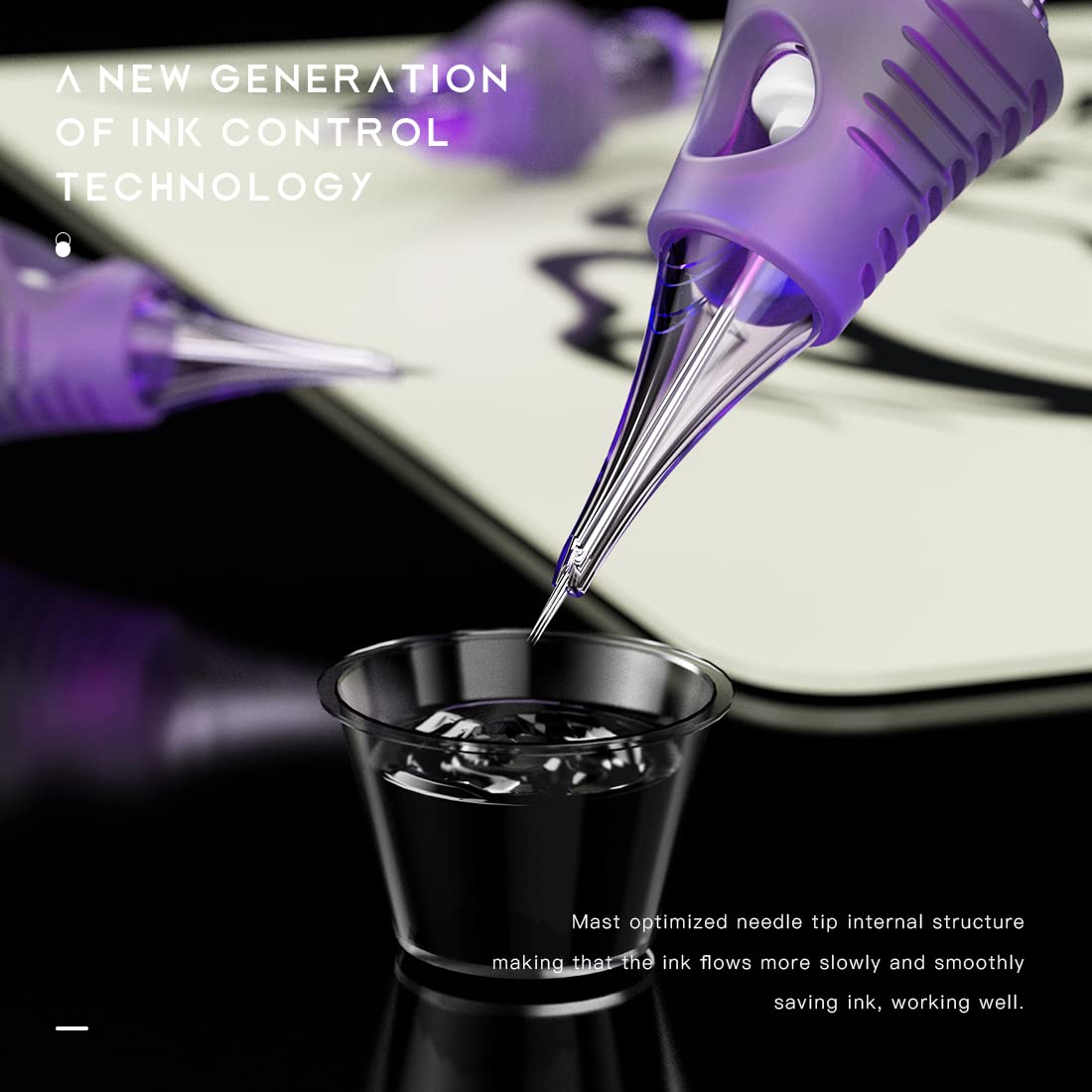 Mast Tattoo Cyber sterilized single-use packaging ensures hygiene and convenience.