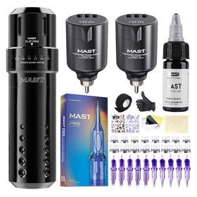 MAST TATTOO Flip cordless kit in action for flexible practice sessions