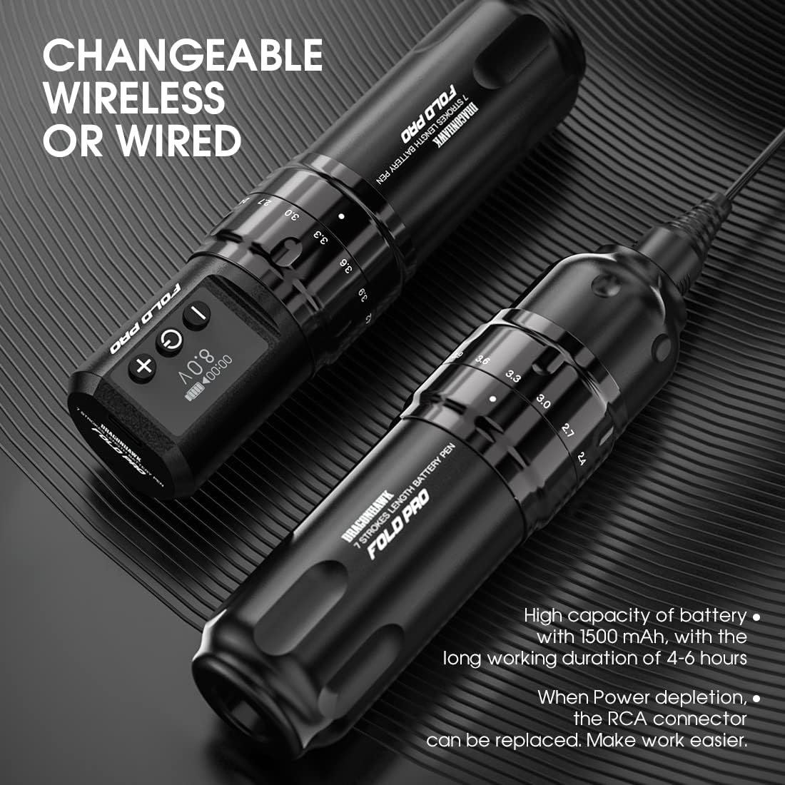 MCORE motor delivers smooth power for precise lining and shading.