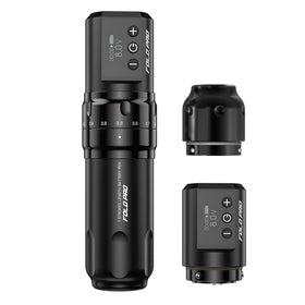 Mast Tattoo Fold Pro wireless pen kit demonstrates cordless freedom for professional sessions.
