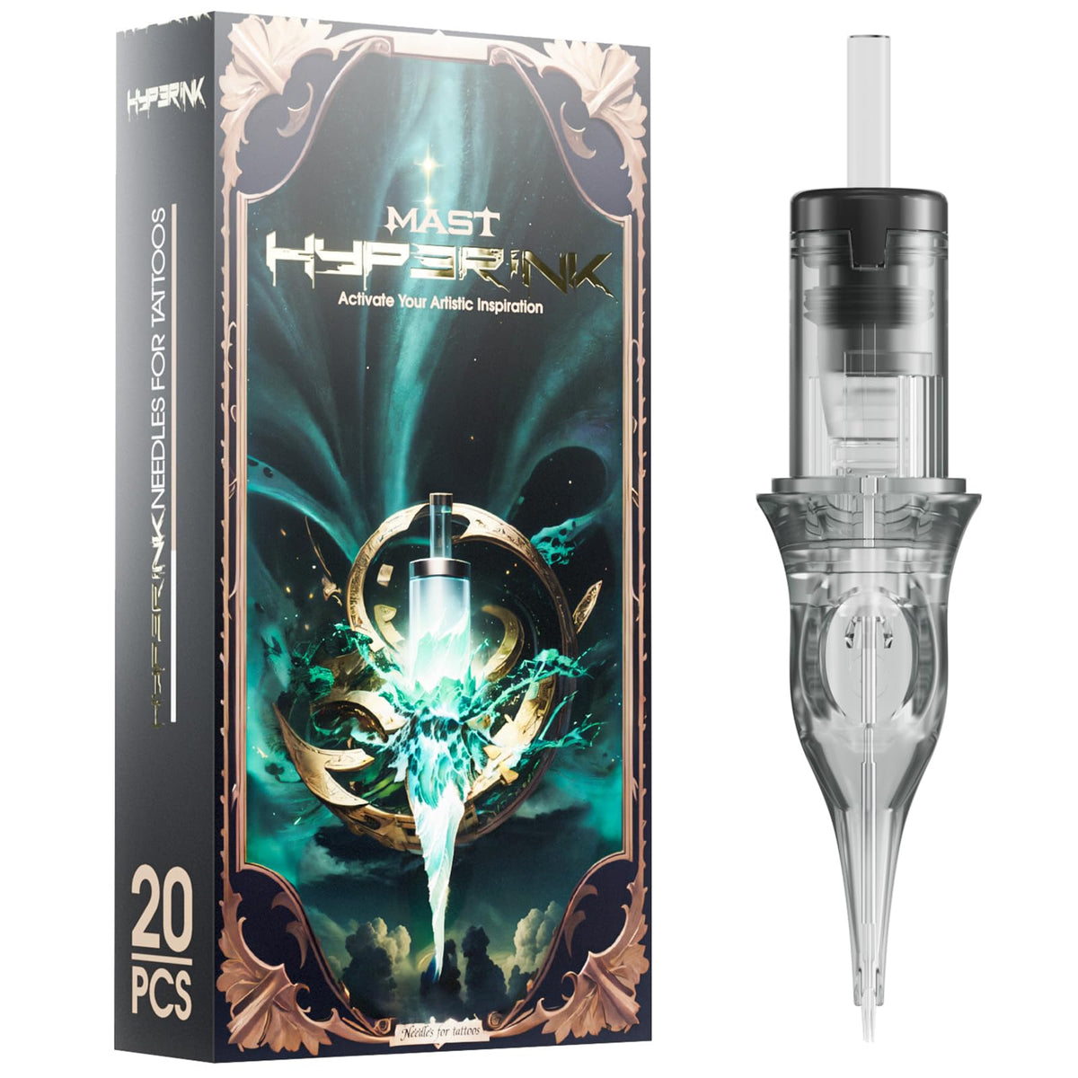 MAST Tattoo Hyperink Pro Round Liner 1207RL needle for precise lines and steady ink delivery