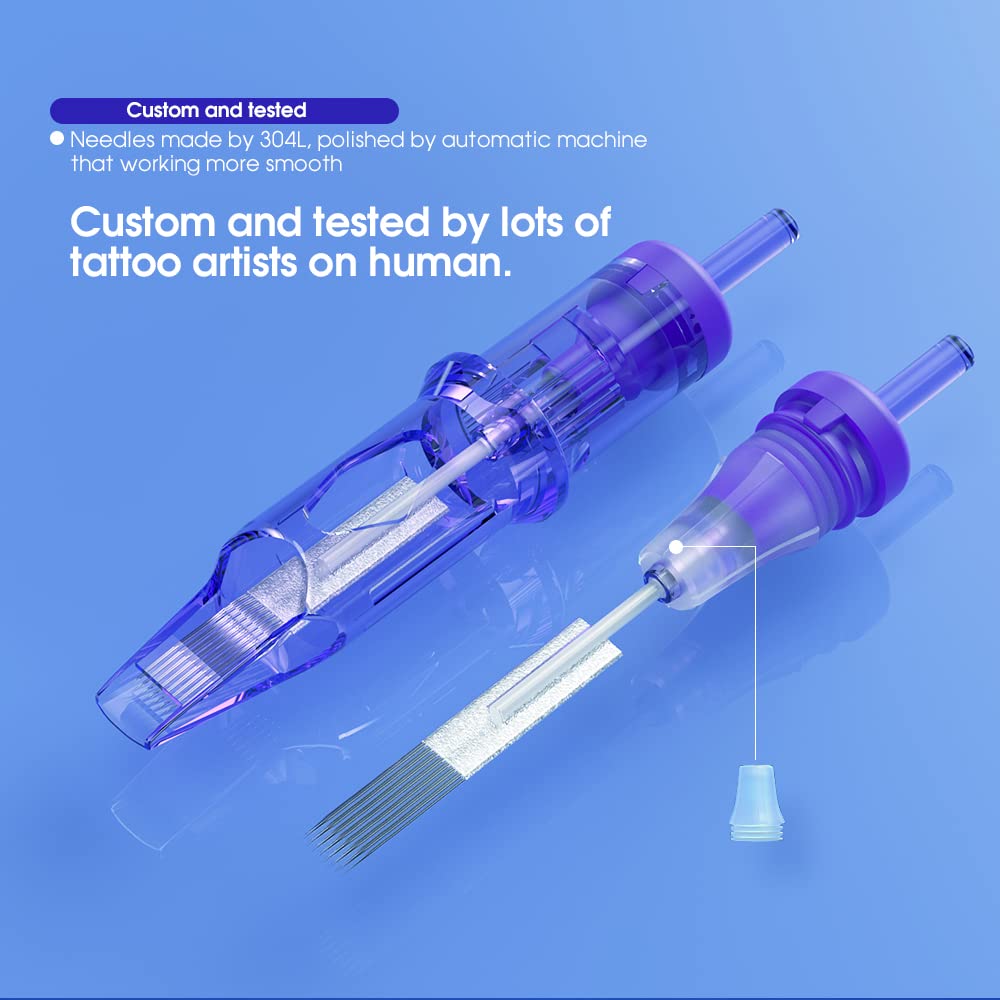 MAST TATTOO Clear bodies simplify tip cleaning between color changes.